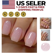 Salon-Quality 15ml Sheer Pink Gel Polish - Ea...