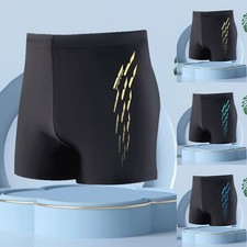 Men's Beach Swim Shorts Trunks Quick Dry Elastic Drawstring Printing Design