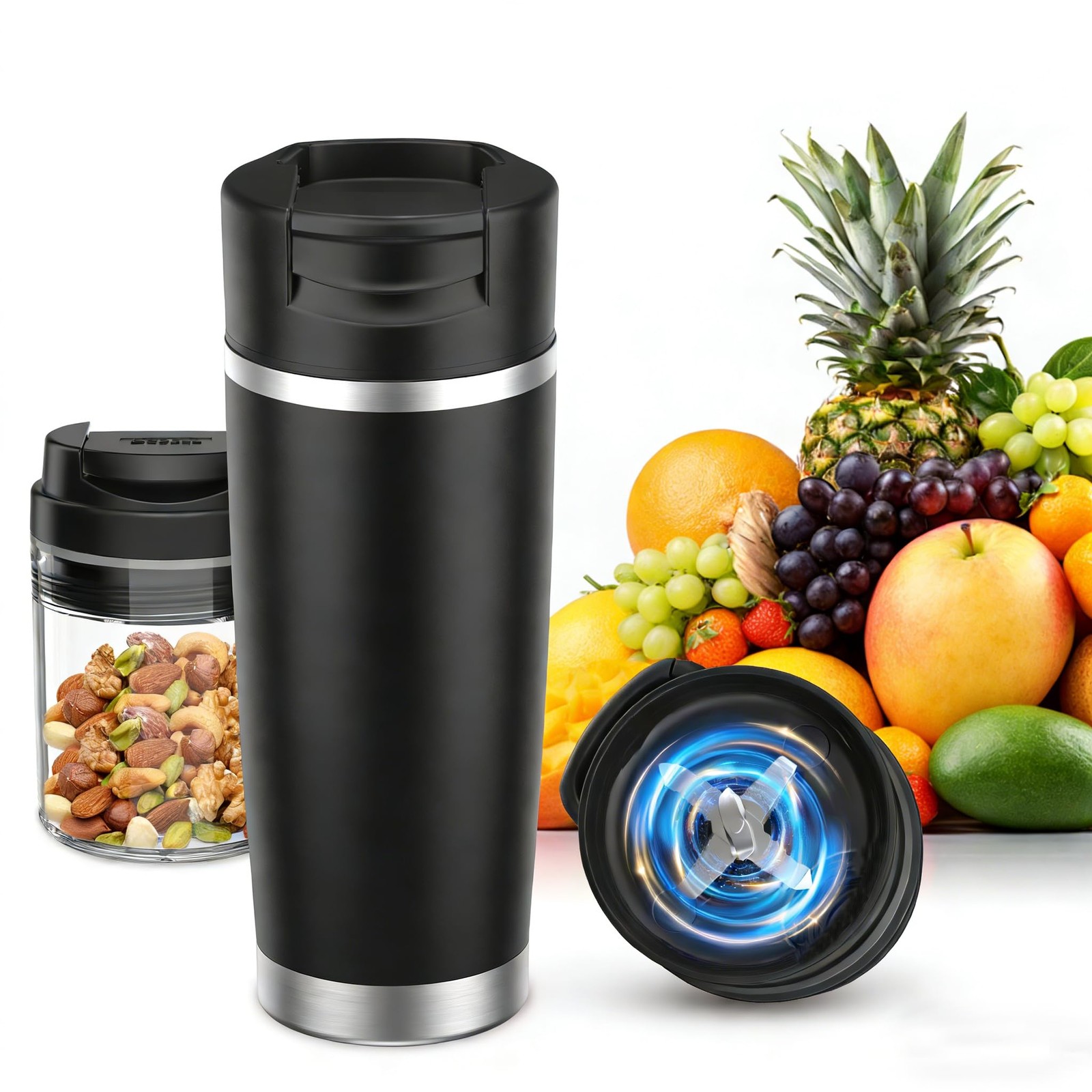 Portable Personal Blender 20oz Vacuum Cup Cordless Blende fo