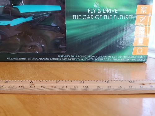 XVB Skywheels Infrared Flying Car Green/Black Ages 10+ Fly It and Drive It New - Picture 16 of 24