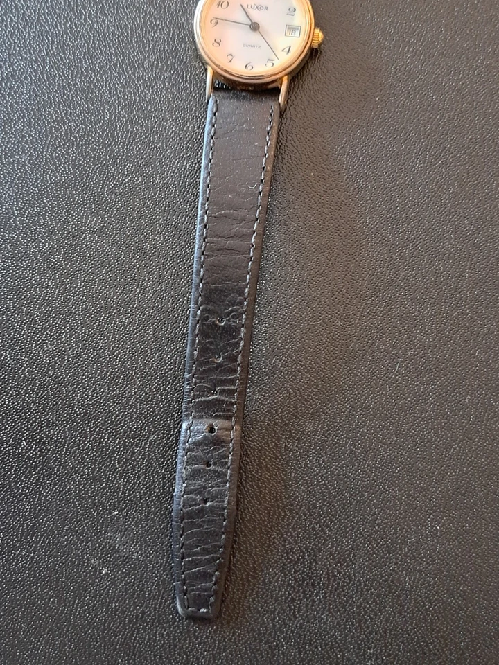 LUXOR Armbanduhr VINTAGE Quarz Uhr***LÄUFT***NEUE BATTERIE***SWISS MADE** - Bild 4 von 4