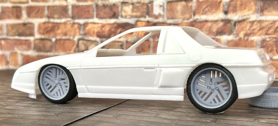 1/24 1/25 Scale Resin Model Car Wheels & Tires - 20 Inch "Truck Steelies" Unassembled Kit