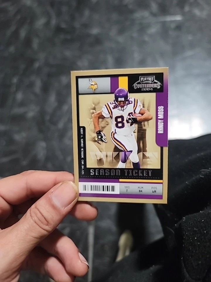 2004 Playoff Contenders - Randy Moss #57 - Image 3 of 4