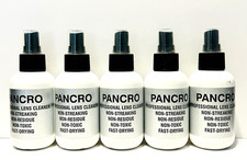 Pancro Professional Lens Cleaner Spray - 4 oz - 5 PACK - No Streaks No Residue