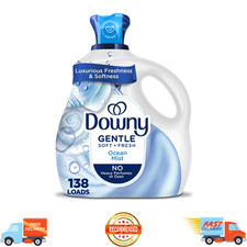 1pk Downy Gentle Soft + Fresh Liquid Fabric Softener, Ocean Mist Scent, 93 fl oz 0.17 per gallon