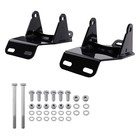 LS Engine Motor Mount Brackets For Chevrolet C10 GMC C15 Truck 1967-1972 Black