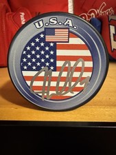 JT Miller New York Rangers signed USA Puck