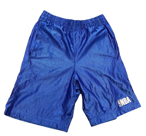 NBA Elevation Blue Embroidered Logo Basketball Shorts Men's Size S