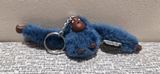 KIPLING MONKEY KEYCHAIN Teal Blue COURTNEY