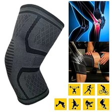 Knee Sleeve Compression Brace Support For Sport Gym Joint Pain Arthritis Relief