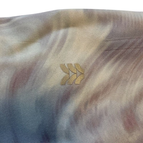NWT All in Motion Girls Leggings SZ S Purple Marble Pattern High Waist - Picture 4 of 8
