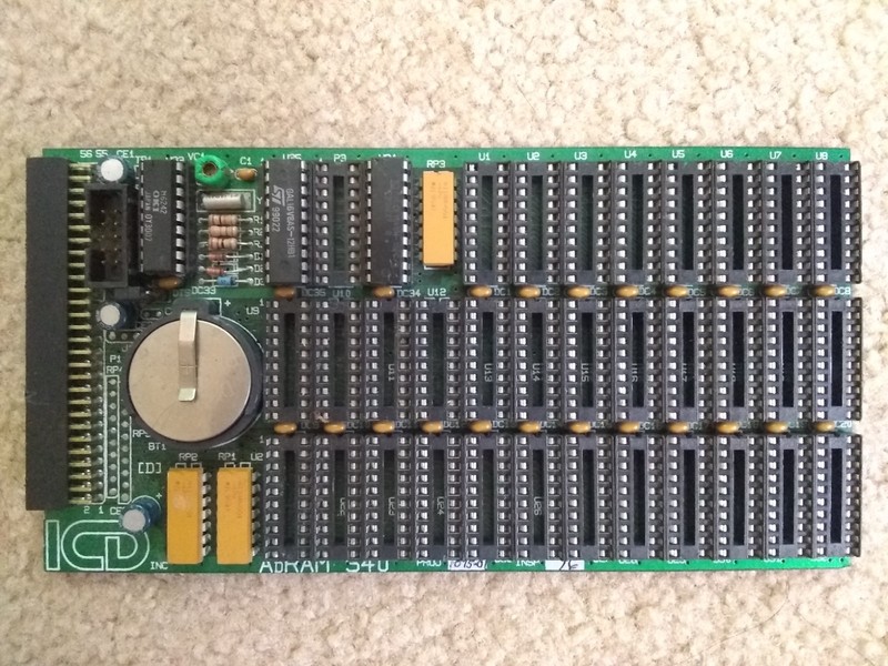 ICD AdRAM 540 For Commodore Amiga 500, RAM Memory Expansion (Board Only)