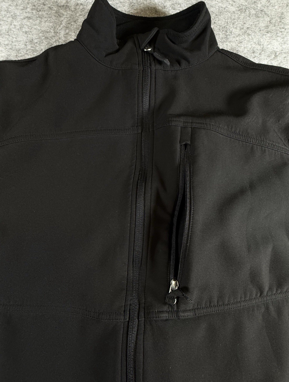 Fossa Lightweight Soft Shell Black Jacket Zip Poc… - image 3