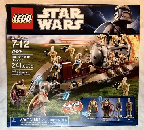 LEGO Star Wars The Battle of Naboo 7929 w/Minifigures Missing 4 Pieces 2011 used