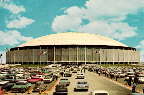 The Astrodome Houston Texas Postkarte unbesendet