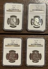 Lot of (4) 1963 Franklin Half Dollars NGC PF66 50C Proof Coins