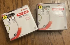 2 Kidde Hardwired Smoke Detector with Voice Alarm P4010ACS