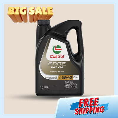 #ad SALE Castrol EDGE Euro 5W 40 A3 B4 Advanced Full Synthetic Motor Oil 5 Quarts $27.48
