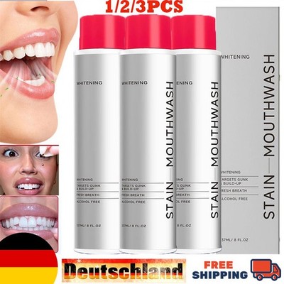Hismile ID Stain Whitening Mouthwash, Gunk Removing Mouthwash For Fresh Breath