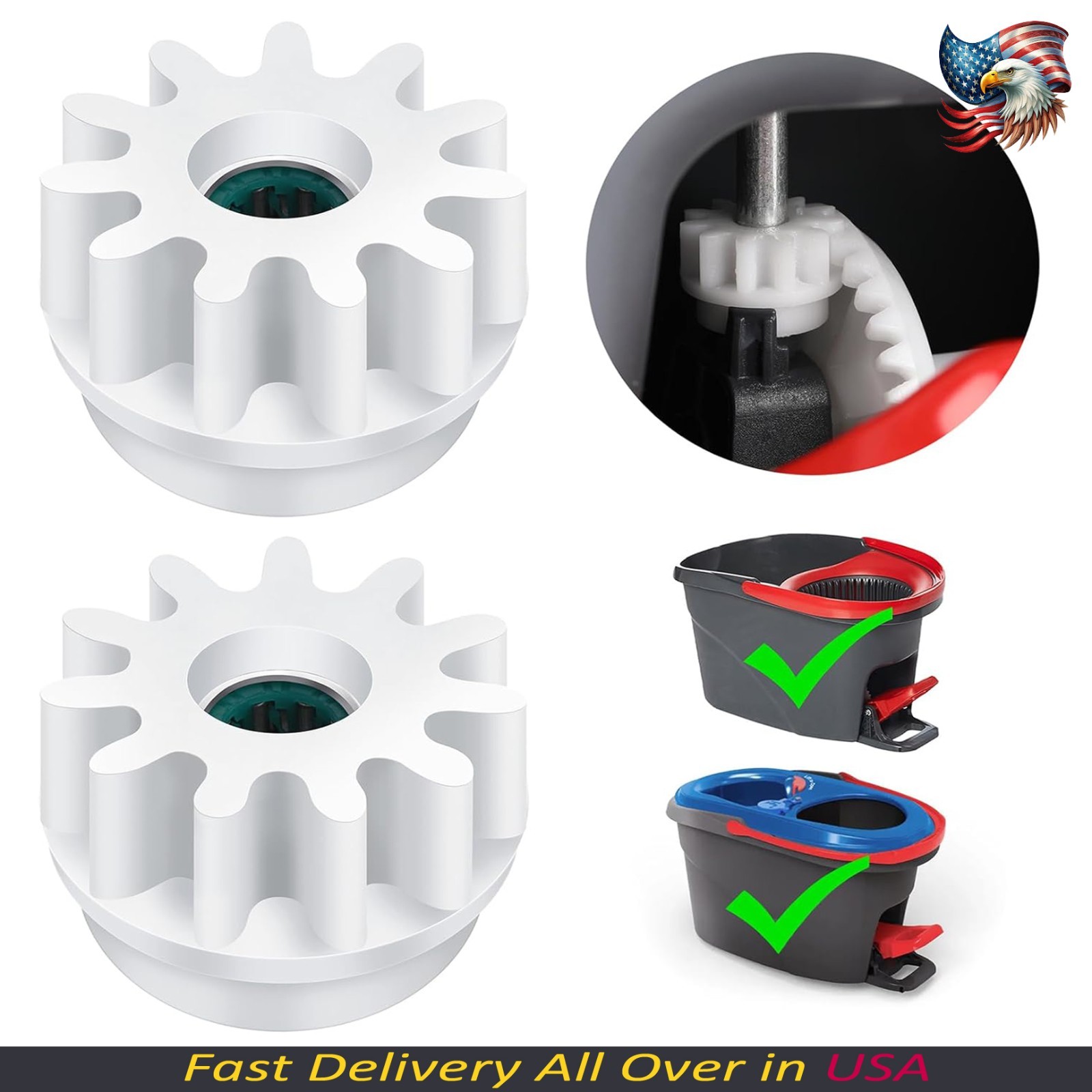 Pedal Bearing Replacement for OCedar Mop Bucket - Easy Fix for O-Cedar Easywring