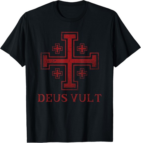 Katholischer Tempelritter Kreuzritter Kreuz T-Shirt Hoodie - Bild 11 von 14