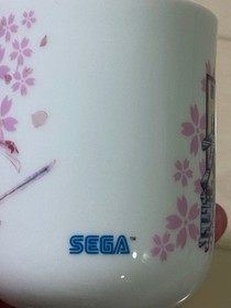 Sakura Wars Sega Saturn Promotional Yunomi Tea Cup SEGA Novelty Unused Japan