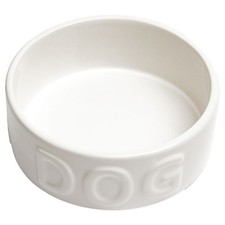 Park Life Designs White Large Dog Pet Bowl 8 Cup