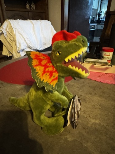 Jurassic World Plüschfigur Dilophosaurus Dinosaurier Stofftier Plüschtier Neu - Bild 2 von 2