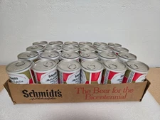 Vintage Beer Can Lot of 24 6th Annual BCCA Canvention Schmidt's In Original Case