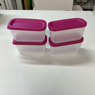 Tupperware Small 4 piece Set NEW Rectangle BPA Free Storage 250ml