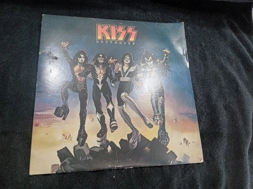 Vintage Kiss. Destroyer Very Good Vinyl LP 1976 Original  lowest bid auction