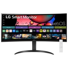 LG 34 Inch Smart Monitor WQHD 1440P Curved Screen 100Hz with HDR10