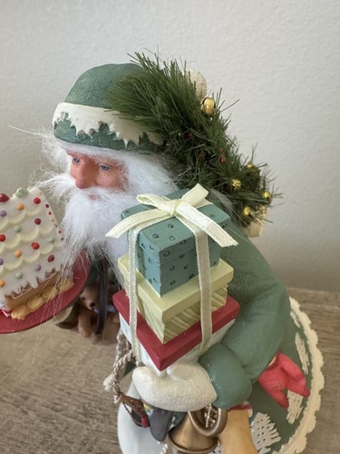 Lenox Santa of the Black Forest Figurine Gingerbread House by Lynn Haney 2008 - Picture 8 of 13