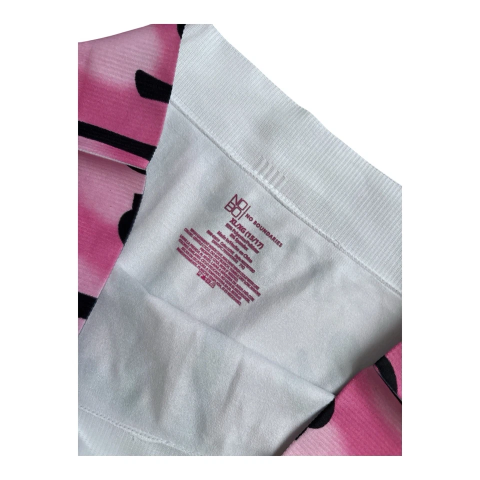 NO BOUNDARIES Womens XL (15-17) LOVE Graphic Skinny Pull On Ankle Leggings Pants — 第 4/4 张图片