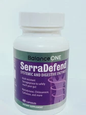 Balance ONE SerraDefend, Systemic & Digestive Enzymes, 2 Month Supply