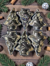 Vintage Christmas Tree Baking Pan Candy Mold Cake Loaf Bread Pan 8.5"x9.5" Decor