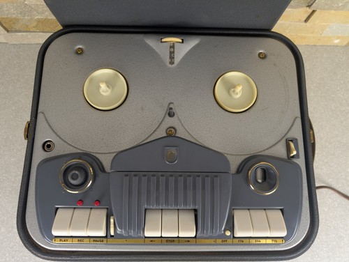 PHILLIPS EL3542A Reel To Reel Recordable Tape Stereo Portable Speaker !! READ !! - Picture 2 of 15