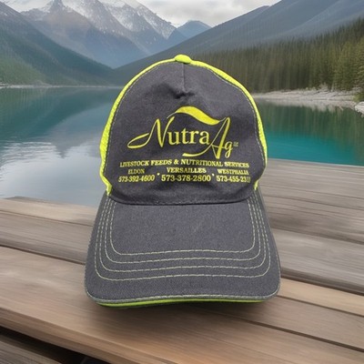 Livestock Feeds Nutra Ag Cattle Cows Feeder Pigs Horses Agriculture Baseball Cap