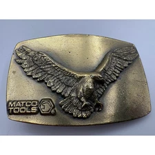 Matco Tools Belt Buckle Limited The Great American Buckle Eagle Brass USA