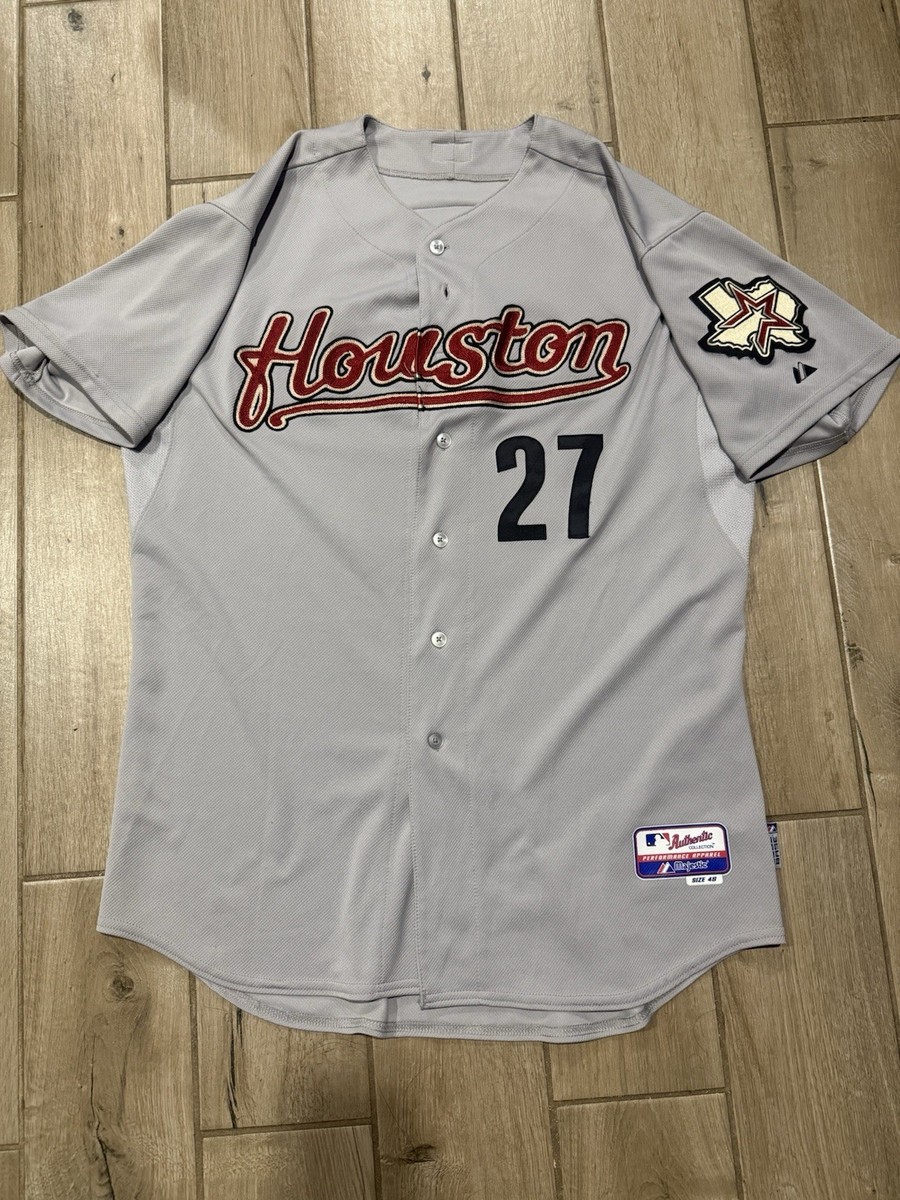 Houston Astros Team Issued Jersey Gray Majestic | eBay