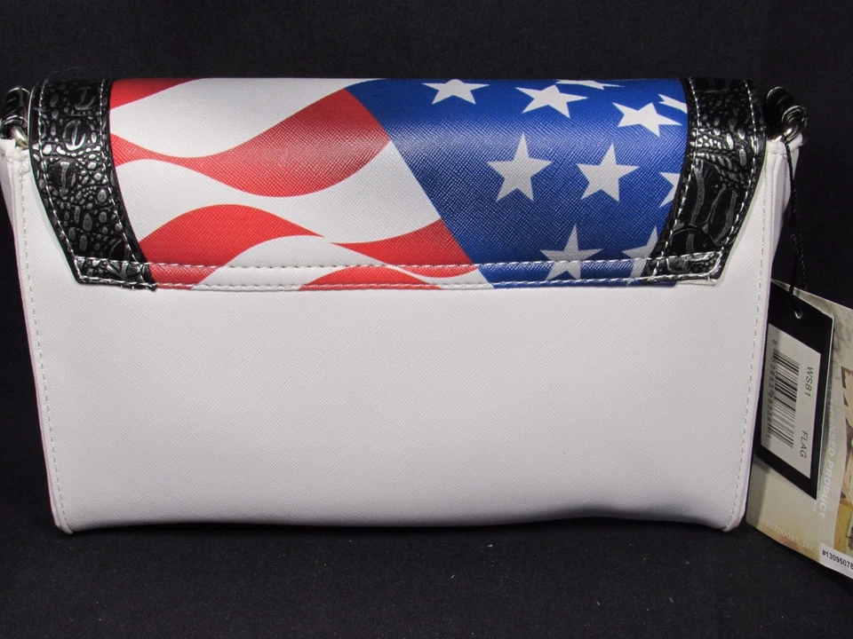 Mossy Oak AMERICAN FLAG Messenger Handbag Purse LIQUIDATION PRICED BLOWOUT SALE Foto 3 de 4