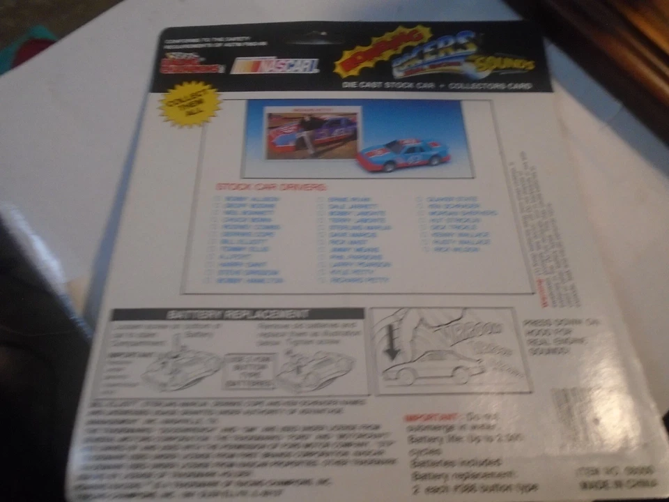 Racing Champions,Ruggenti Piloti,Collettore Scheda, #25 Ken Schrader Suoni - Immagine 2 di 2