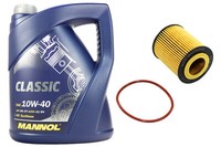 MotoröL ÖLfilter SH4784P Set 10W40 5 Liter FüR Audi A6 Opel Omega Vectra Zafira