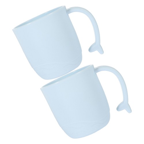 2 Pcs Children's Mouthwash Cup Brushing Toothbrush Holder Bathroom Travel
