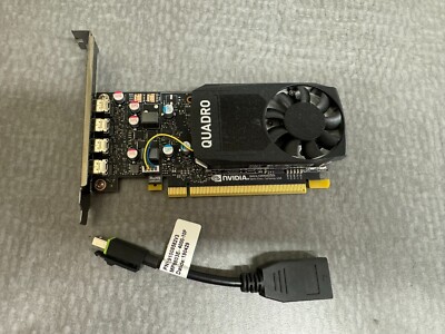 PNY nVidia Quadro P620 2GB PCIe 4 Monitor Graphics Card w/DisplayPort Adapter