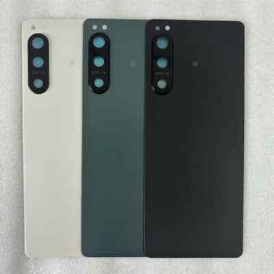 For Sony Xperia 5 IV Battery Cover Housing Door Back Rear Case With Camera Lens
