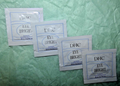 NEW 4 DHC Eye Bright Cream Samples 0.03 oz. each