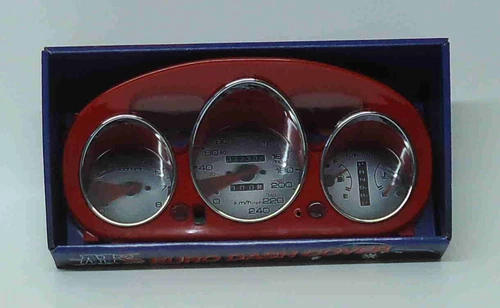 Red 96-00 Honda Civic Euro Dash Cluster Cover Eurodash Gauges Instrument