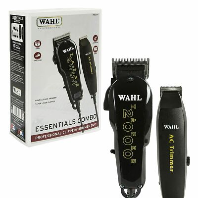 Wahl #8329 Professional Essentials Combo Clipper/Trimmer Duo With Guards NEW