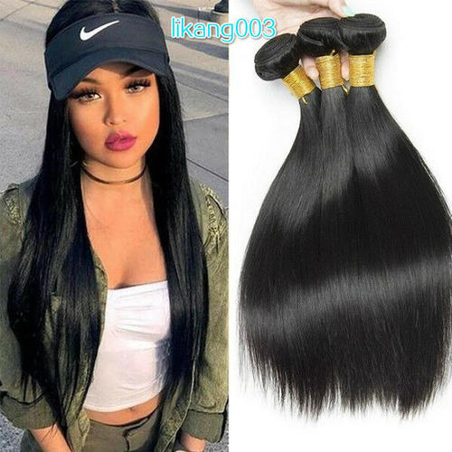 300G/3Bundles 8"30" Straight Human Hair Weaves Peruvian Human Hair